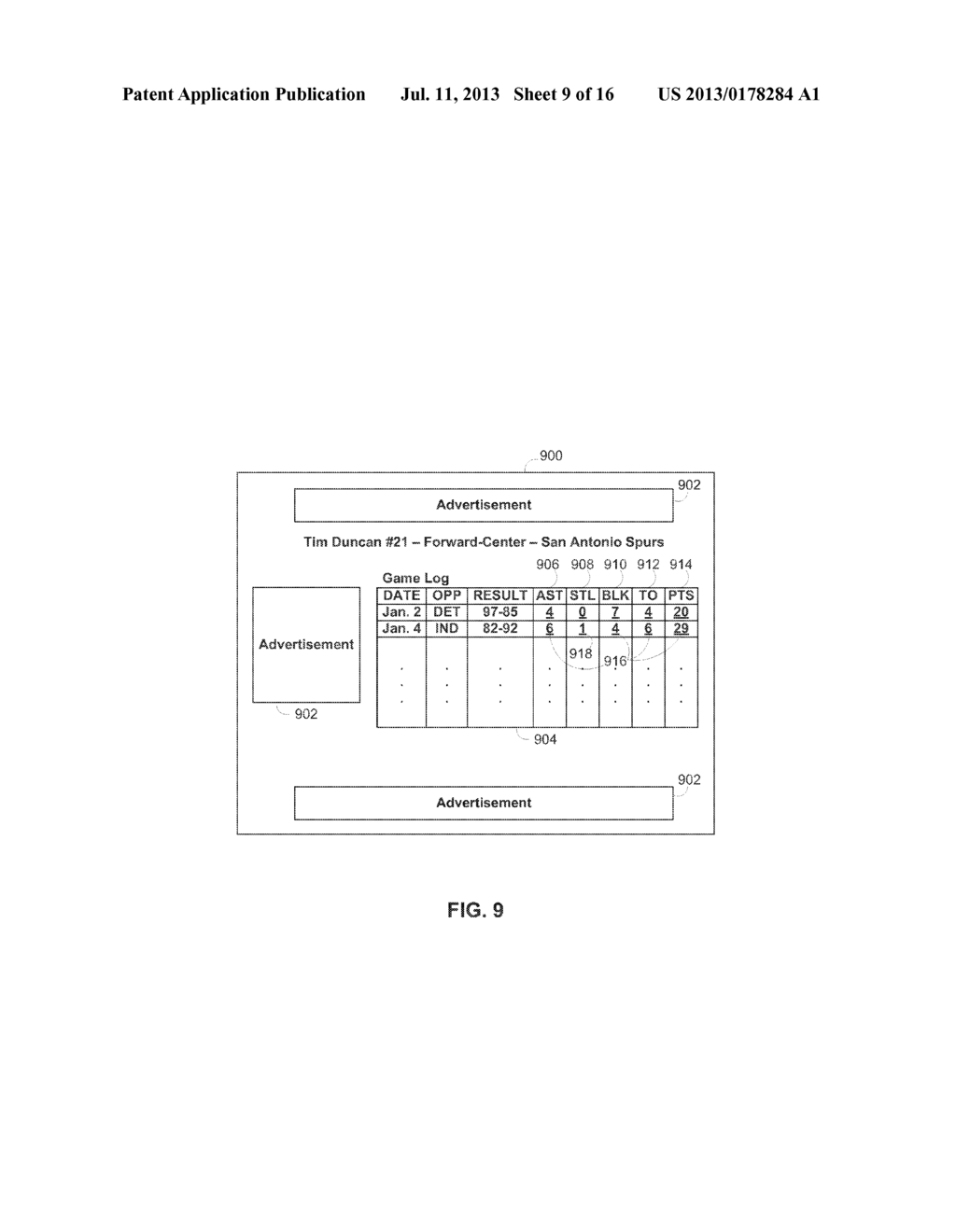 SYSTEMS AND METHODS FOR INTEGRATING GRAPHIC ANIMATION TECHNOLOGIES IN     FANTASY SPORTS CONTEST APPLICATIONS - diagram, schematic, and image 10