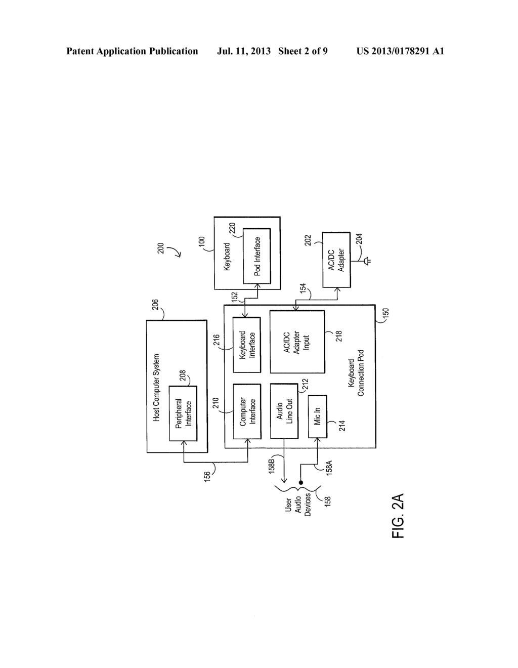 Gaming Keyboard With Power Connection System And Related Methods - diagram, schematic, and image 03