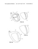 GOLF CLUB HEAD WITH SEPARABLE COMPONENT diagram and image