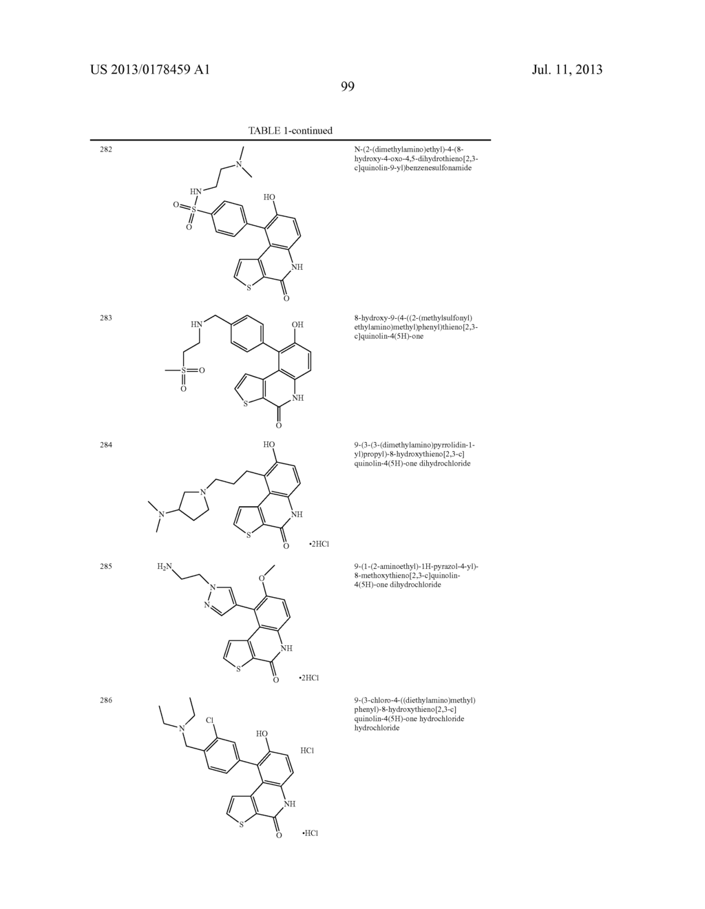 TRICYCLIC COMPOUNDS AND PBK INHIBITORS CONTAINING THE SAME - diagram, schematic, and image 100