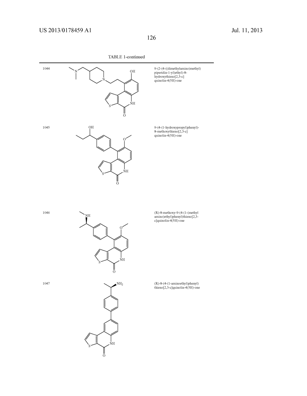 TRICYCLIC COMPOUNDS AND PBK INHIBITORS CONTAINING THE SAME - diagram, schematic, and image 127
