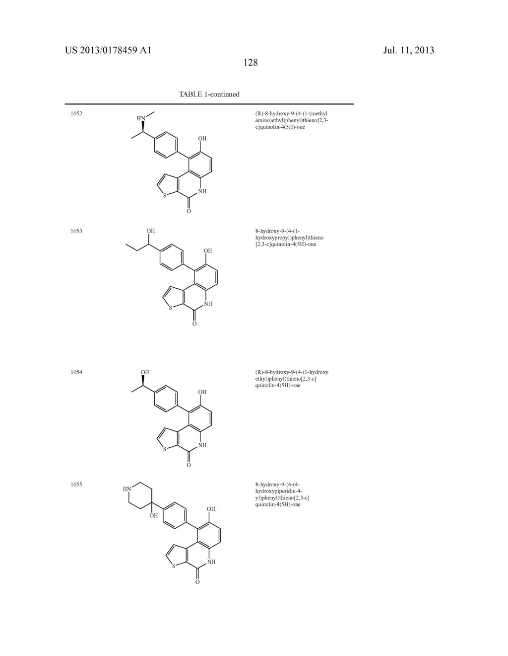 TRICYCLIC COMPOUNDS AND PBK INHIBITORS CONTAINING THE SAME - diagram, schematic, and image 129