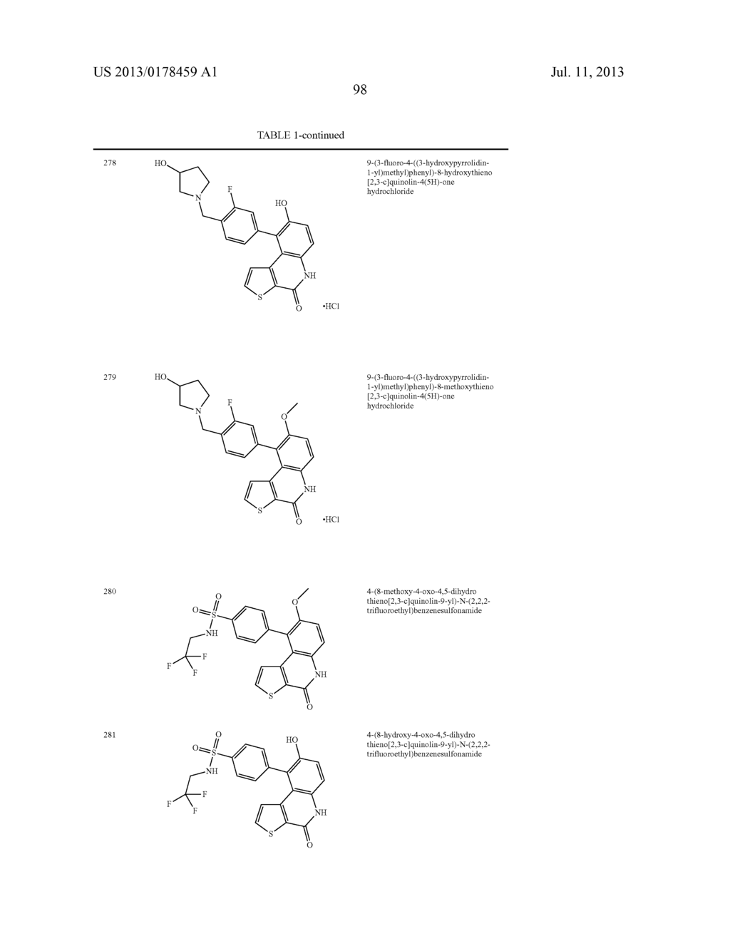 TRICYCLIC COMPOUNDS AND PBK INHIBITORS CONTAINING THE SAME - diagram, schematic, and image 99