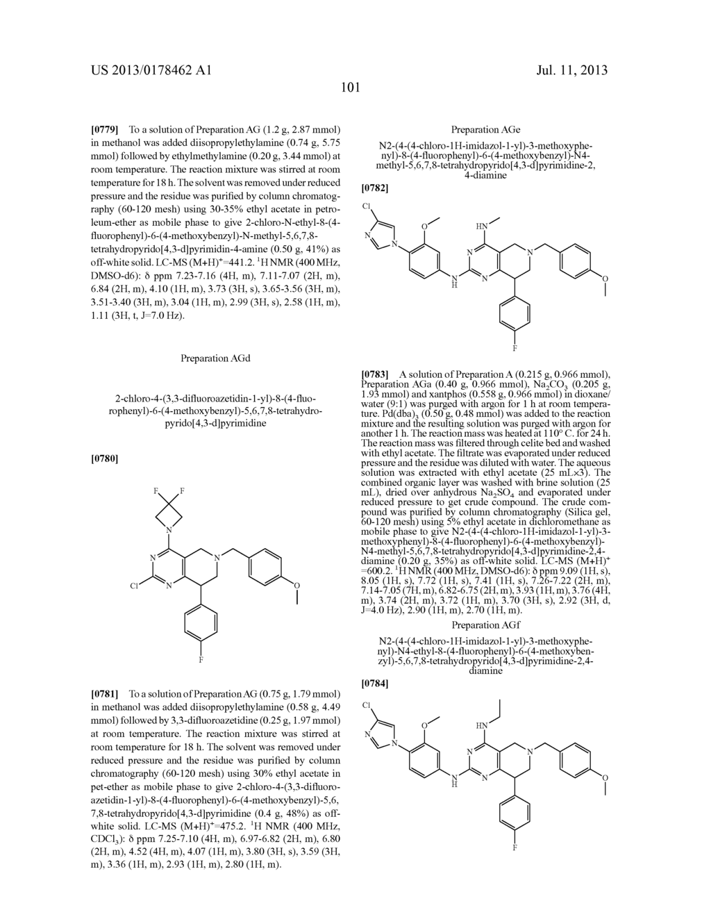 COMPOUNDS FOR THE REDUCTION OF BETA-AMYLOID PRODUCTION - diagram, schematic, and image 102