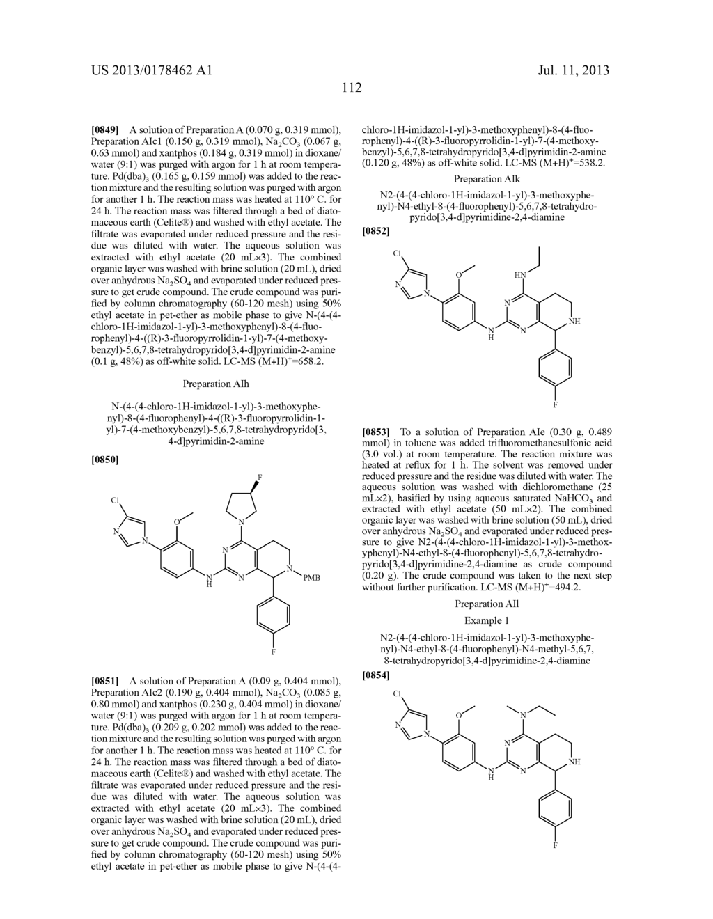 COMPOUNDS FOR THE REDUCTION OF BETA-AMYLOID PRODUCTION - diagram, schematic, and image 113