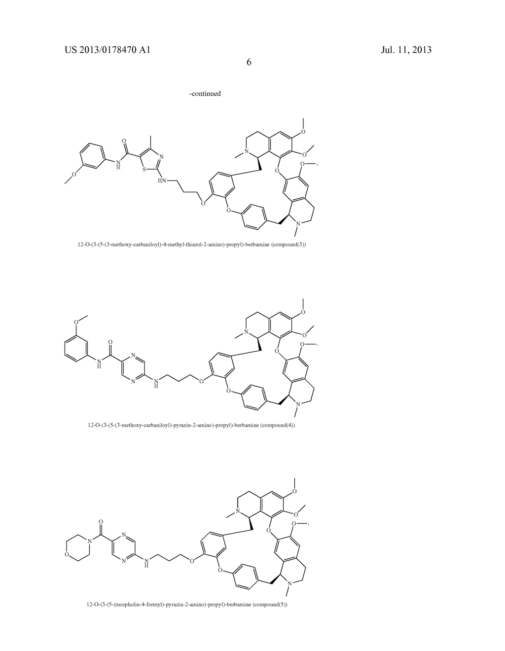 HETEROCYCLIC AMINOBERBAMINE DERIVATIVES, THE PREPARATION PROCESS AND USE     THEREOF - diagram, schematic, and image 07