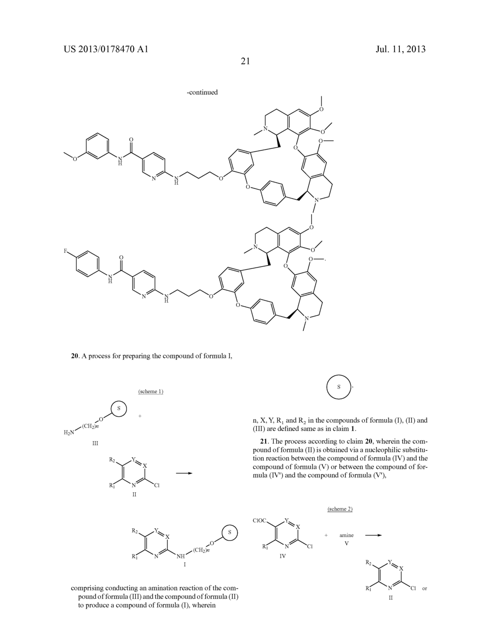 HETEROCYCLIC AMINOBERBAMINE DERIVATIVES, THE PREPARATION PROCESS AND USE     THEREOF - diagram, schematic, and image 22