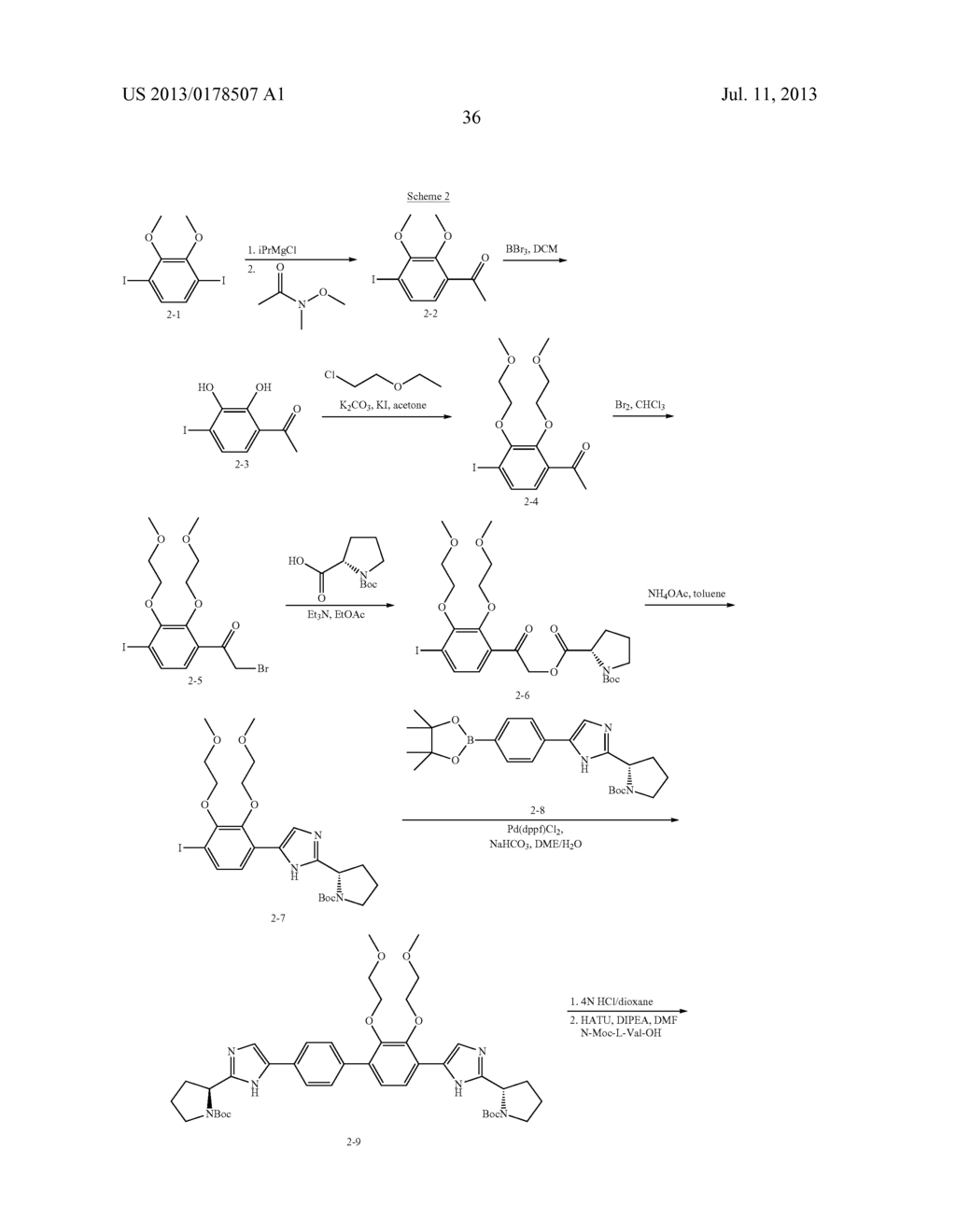 SUBSTITUTED BICYCLIC HCV INHIBITORS - diagram, schematic, and image 37