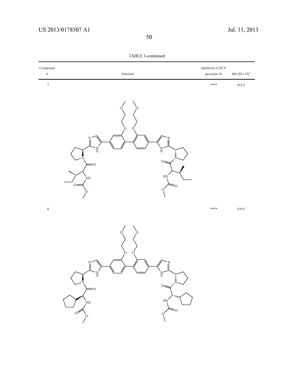 SUBSTITUTED BICYCLIC HCV INHIBITORS - diagram, schematic, and image 51