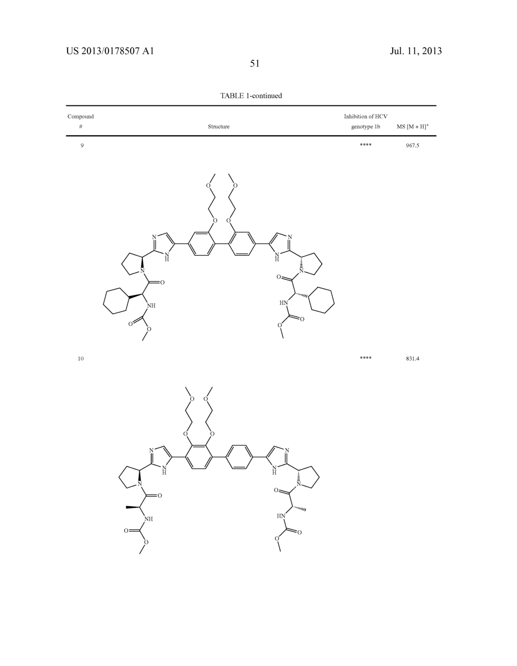 SUBSTITUTED BICYCLIC HCV INHIBITORS - diagram, schematic, and image 52