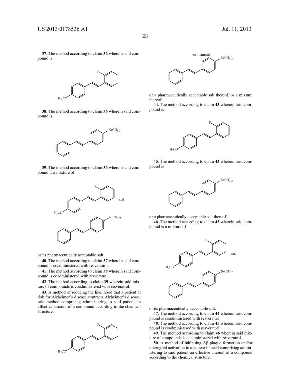 SUBSTITUTED CIS- AND TRANS-STILBENES AS THERAPEUTIC AGENTS - diagram, schematic, and image 49