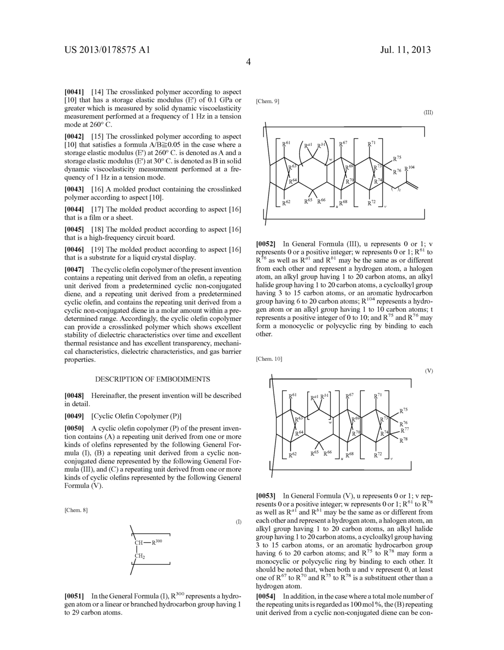 CYCLIC OLEFIN COPOLYMER AND CROSSLINKED POLYMER THEREOF - diagram, schematic, and image 05