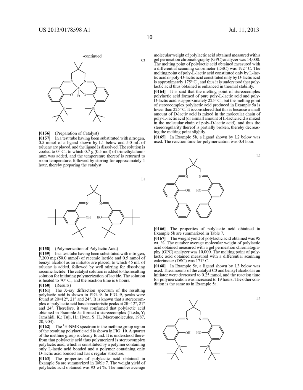 METHOD FOR PRODUCING POLYLACTIC ACID - diagram, schematic, and image 19