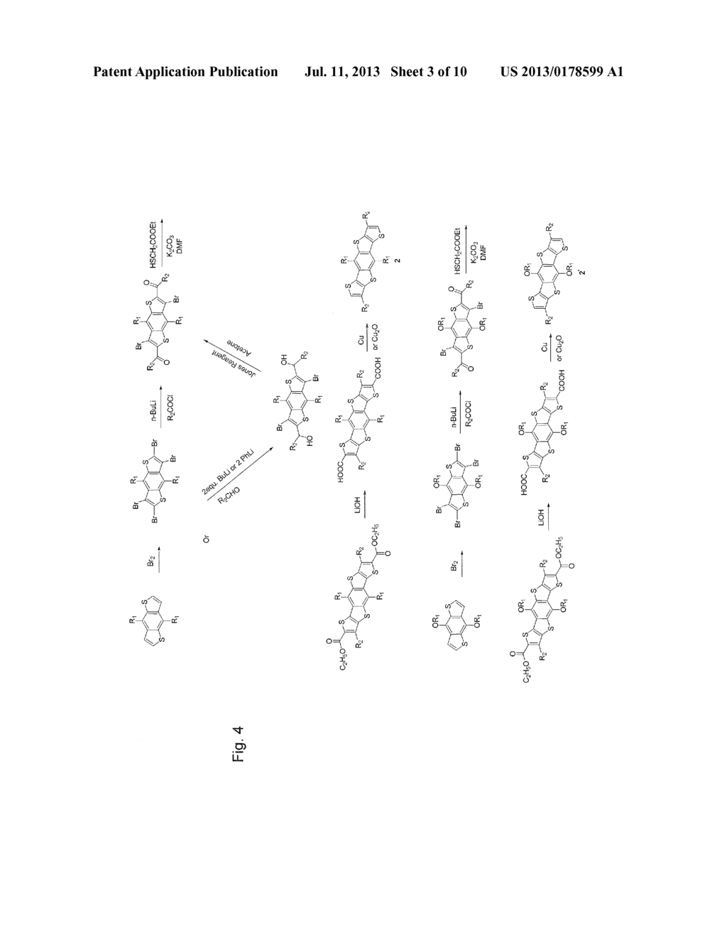 FIVE-RING FUSED HETEROAROMATIC COMPOUNDS AND CONJUGATED POLYMERS THEREOF - diagram, schematic, and image 04