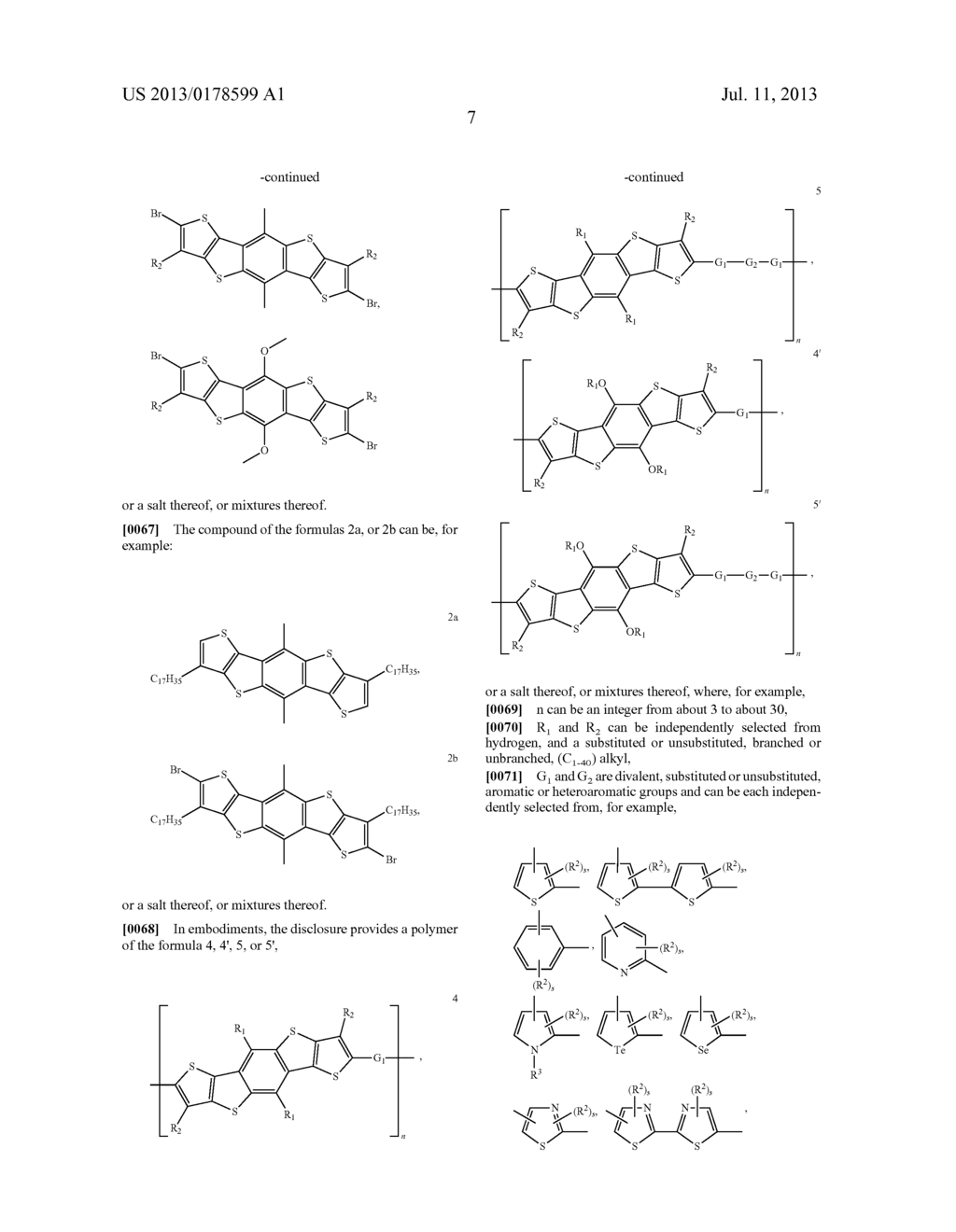 FIVE-RING FUSED HETEROAROMATIC COMPOUNDS AND CONJUGATED POLYMERS THEREOF - diagram, schematic, and image 18