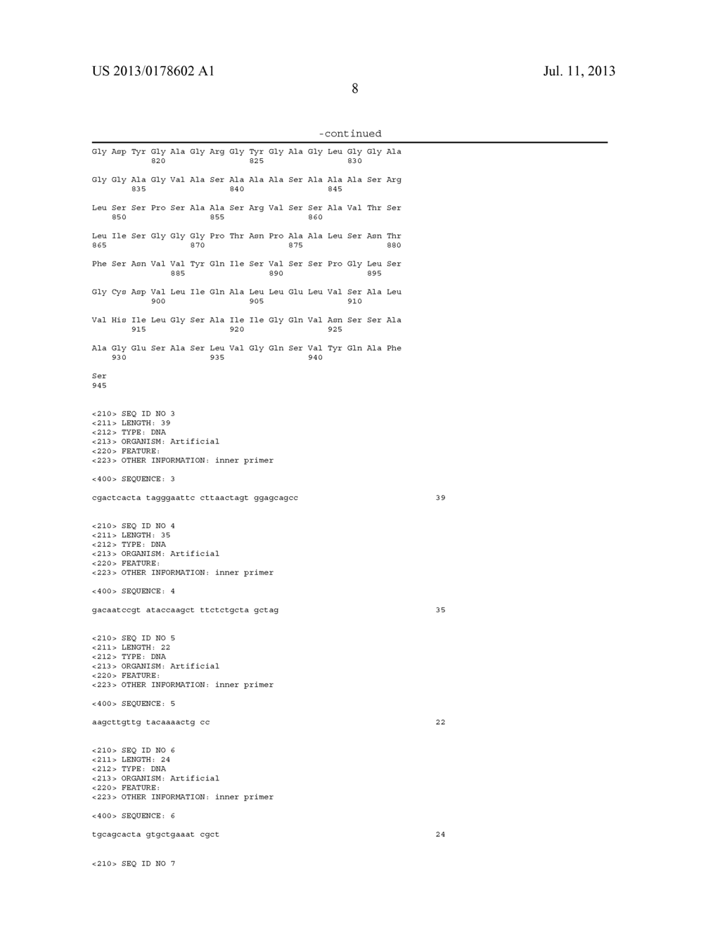 NUCLEIC ACID ENCODING A SILK PROTEIN AND A METHOD OF PRODUCING A SILK     THREAD USING SAME - diagram, schematic, and image 13