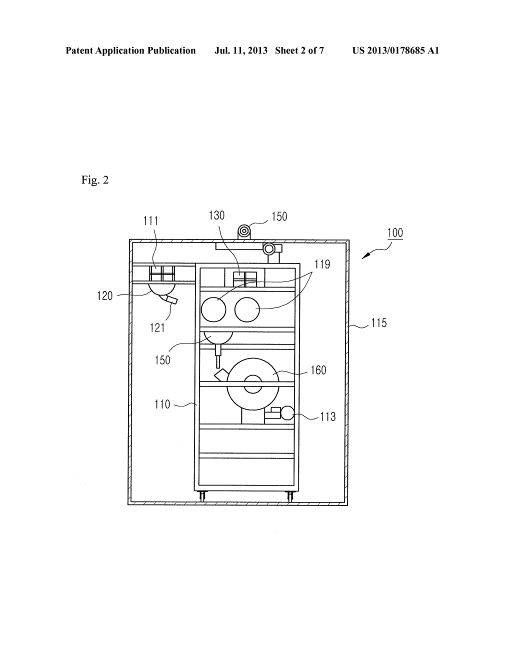 APPARATUS AND METHOD FOR THE GRANULATION OF RADIOACTIVE WASTE, AND     VITRIFICATION METHOD THEREOF - diagram, schematic, and image 03