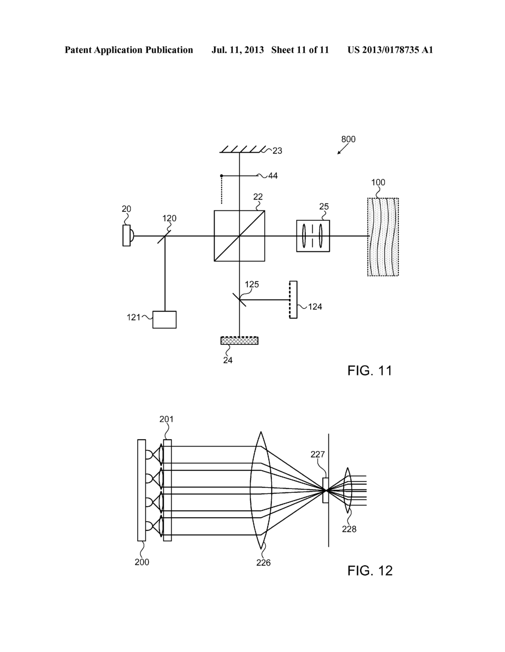 SYSTEM AND METHOD FOR ACQUIRING IMAGES FROM WITHIN A TISSUE - diagram, schematic, and image 12