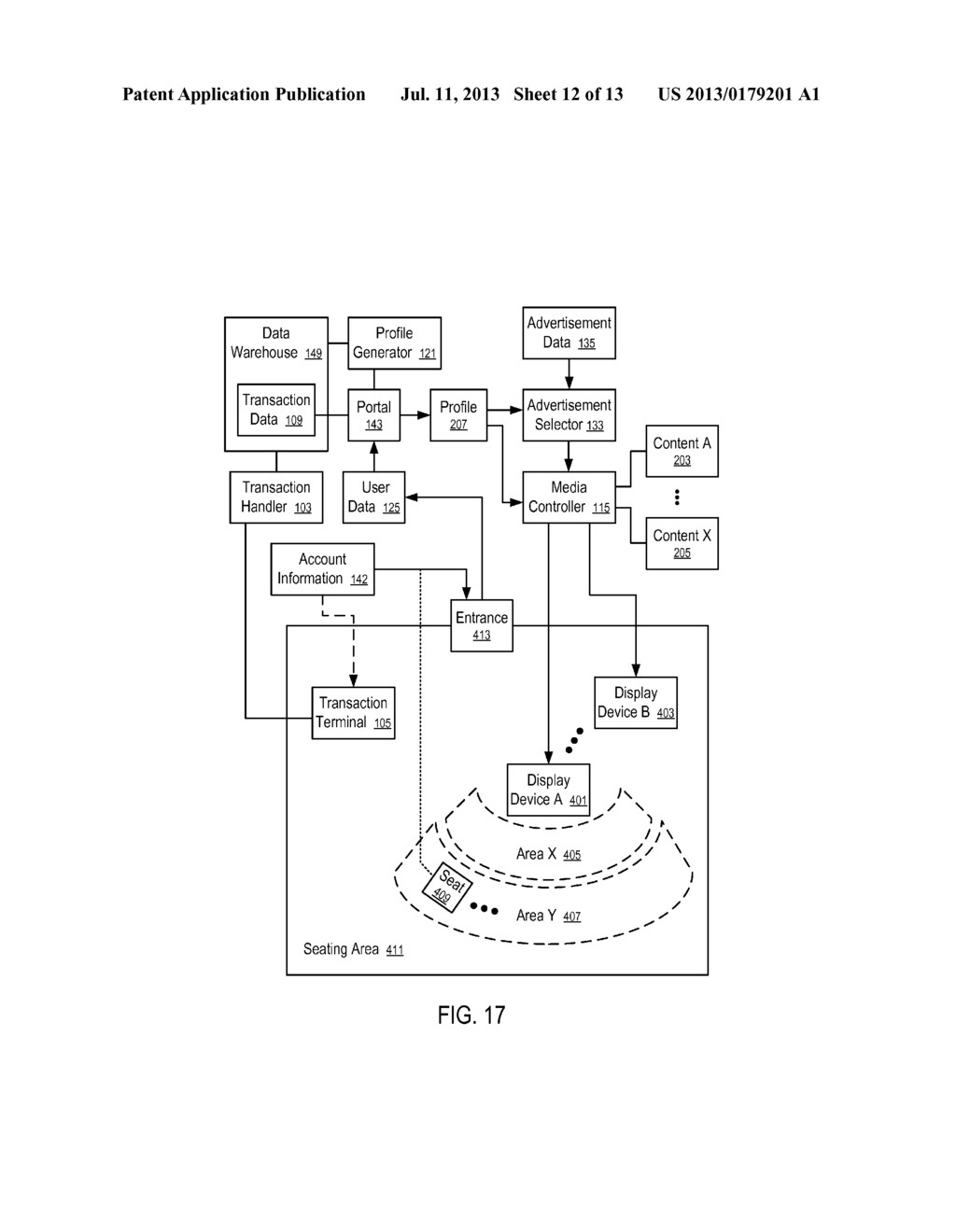 SYSTEMS AND METHODS TO OPTIMIZE MEDIA PRESENTATIONS TO A SEATED AUDIENCE - diagram, schematic, and image 13