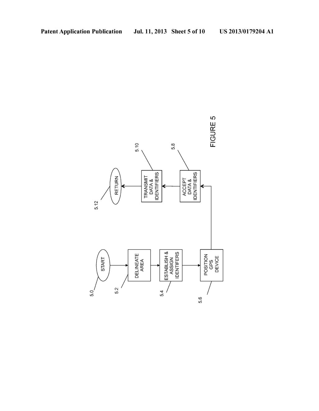 METHOD, SYSTEM AND DEVICE FOR A GEOLOCATIONAL TRACKING AND MANAGEMENT OF     AGRICULTURAL WORKFLOW - diagram, schematic, and image 06