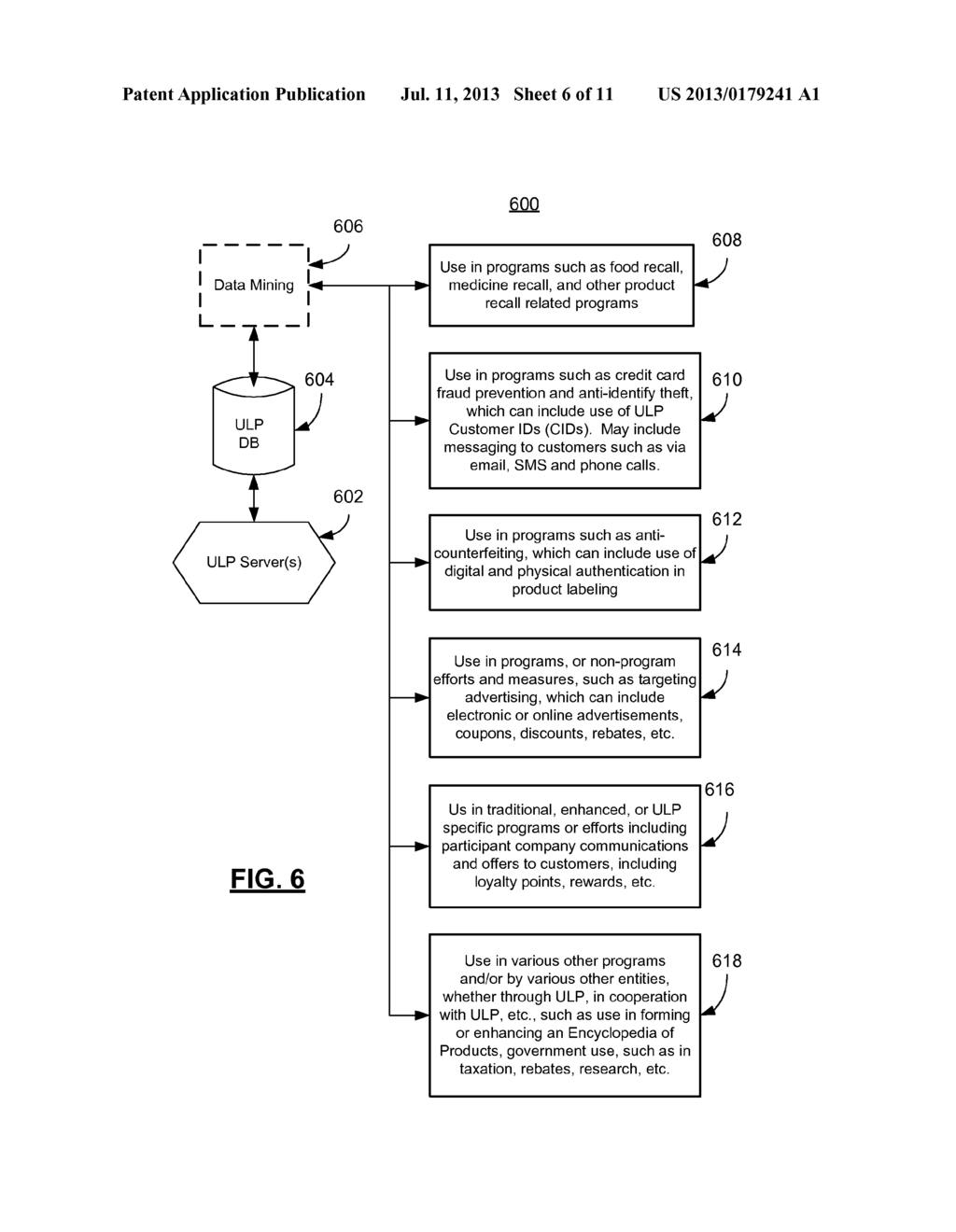 UNIVERSAL LOYALTY PROGRAM AND SYSTEM, WHICH CAN INCLUDE ASPECTS IN FOOD     AND MEDICINE RECALL, ANTI-COUNTERFEITING, ANTI-IDENTITY THEFT,     ANTI-CREDIT CARD FRAUD AND MORE - diagram, schematic, and image 07