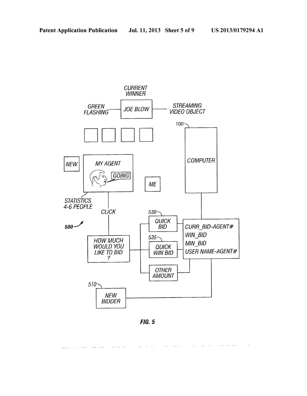 REAL TIME AUCTION WITH END GAME - diagram, schematic, and image 06