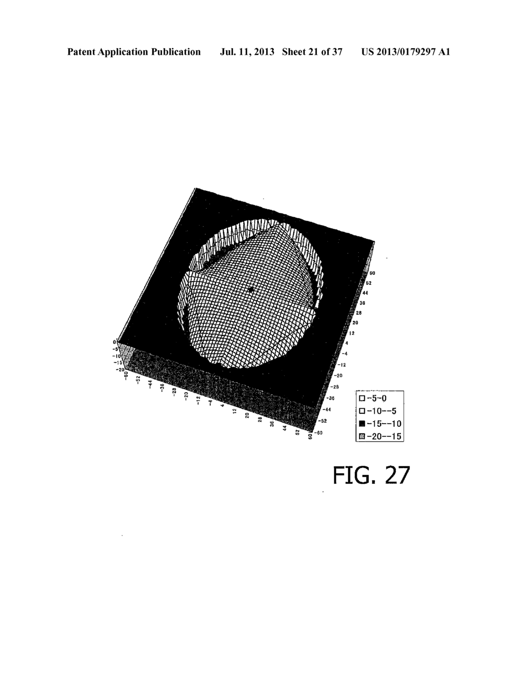 METHOD FOR EVALUATING EYEGLASS LENS, METHOD FOR DESIGNING EYEGLASS LENS,     METHOD FOR MANUFACTURING EYEGLASS LENS, MANUFACTURING SYSTEM FOR EYEGLASS     LENS, AND EYEGLASS LENS - diagram, schematic, and image 22