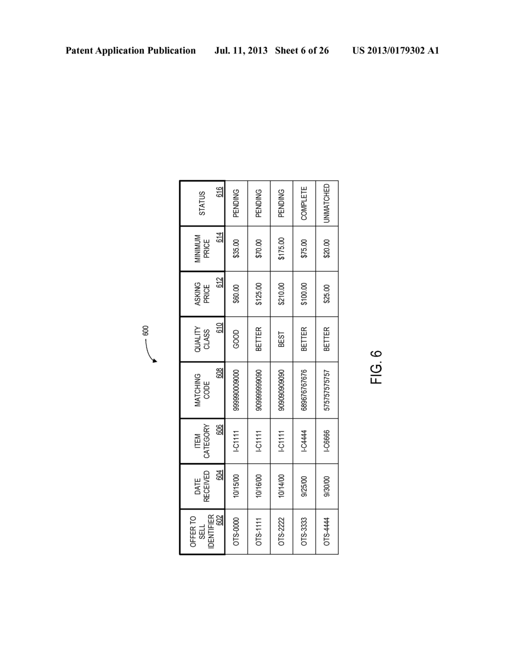 SYSTEMS AND METHODS FOR FACILITATING A TRANSACTION BY MATCHING SELLER     INFORMATION AND BUYER INFORMATION - diagram, schematic, and image 07