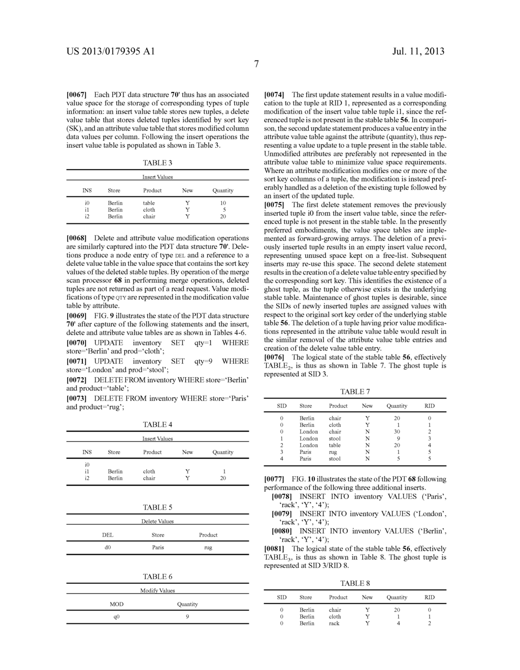 METHODS OF OPERATING A COLUMN-STORE DATABASE ENGINE UTILIZING A POSITIONAL     DELTA TREE UPDATE SYSTEM - diagram, schematic, and image 15