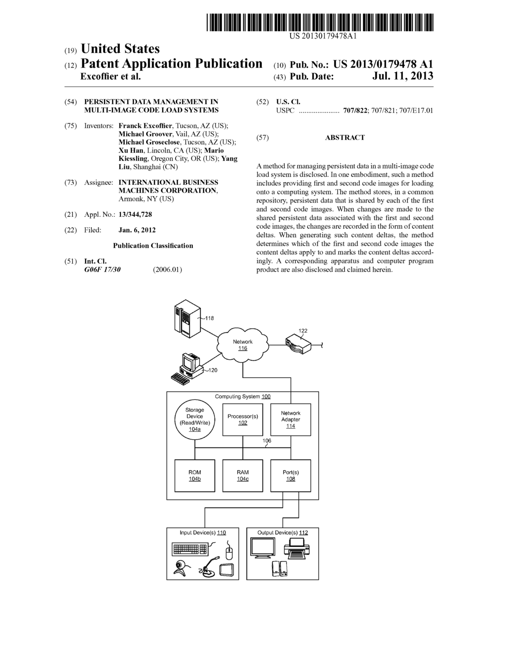 PERSISTENT DATA MANAGEMENT IN MULTI-IMAGE CODE LOAD SYSTEMS - diagram, schematic, and image 01