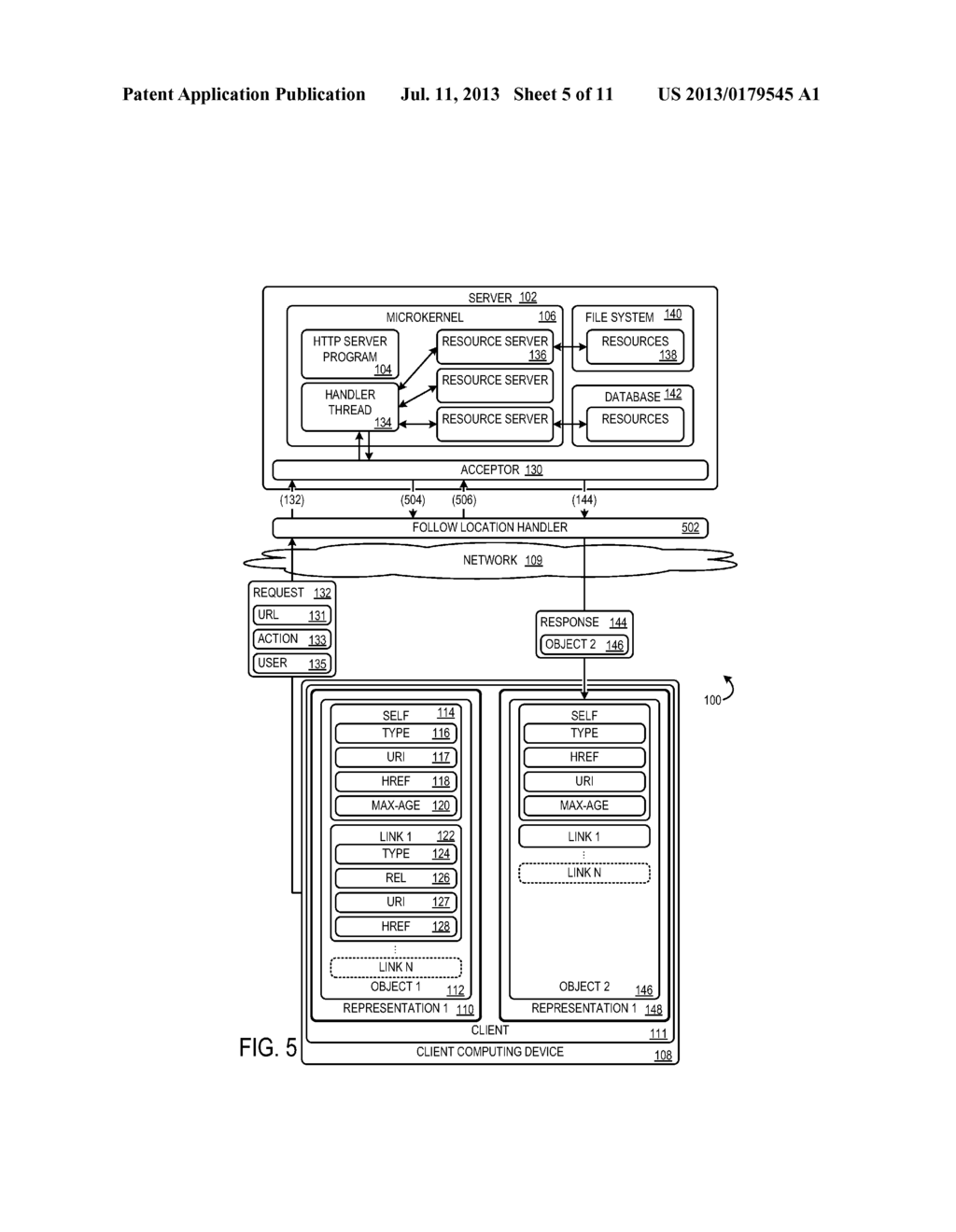 STATELESS MICROKERNEL WEB SERVER ARCHITECTURE WITH SELF DISCOVERABLE     OBJECTS - diagram, schematic, and image 06