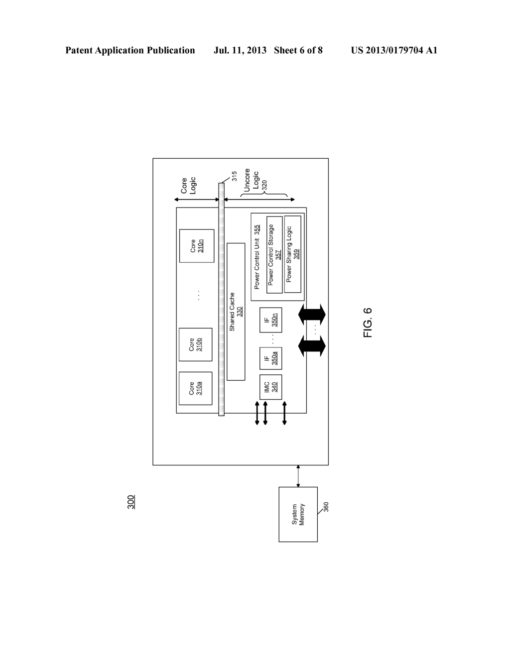 Dynamically Allocating A Power Budget Over Multiple Domains Of A Processor - diagram, schematic, and image 07