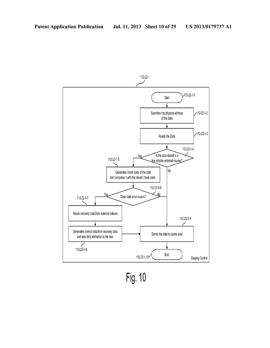 METHODS AND APPARATUS FOR MANAGING ERROR CODES FOR STORAGE SYSTEMS COUPLED     WITH EXTERNAL STORAGE SYSTEMS - diagram, schematic, and image 11