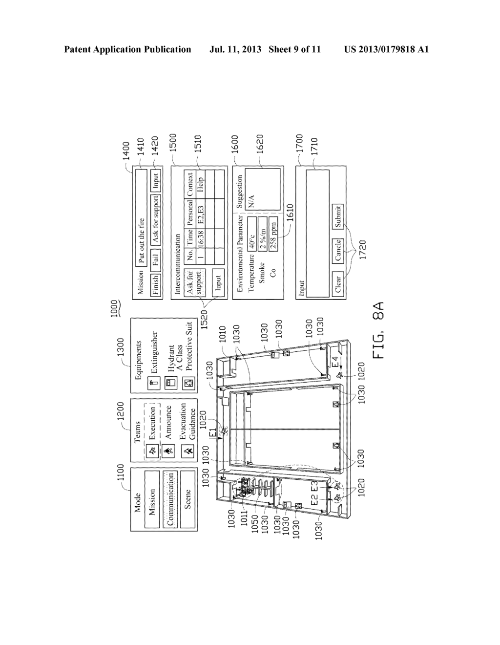 COMMUNICATION DEVICE, METHOD, AND INTERFACE FOR EMERGENCY RESPONDER - diagram, schematic, and image 10