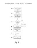 METHOD AND APPARATUS FOR DISPLAYING SUGGESTIONS TO A USER OF A SOFTWARE     APPLICATION diagram and image