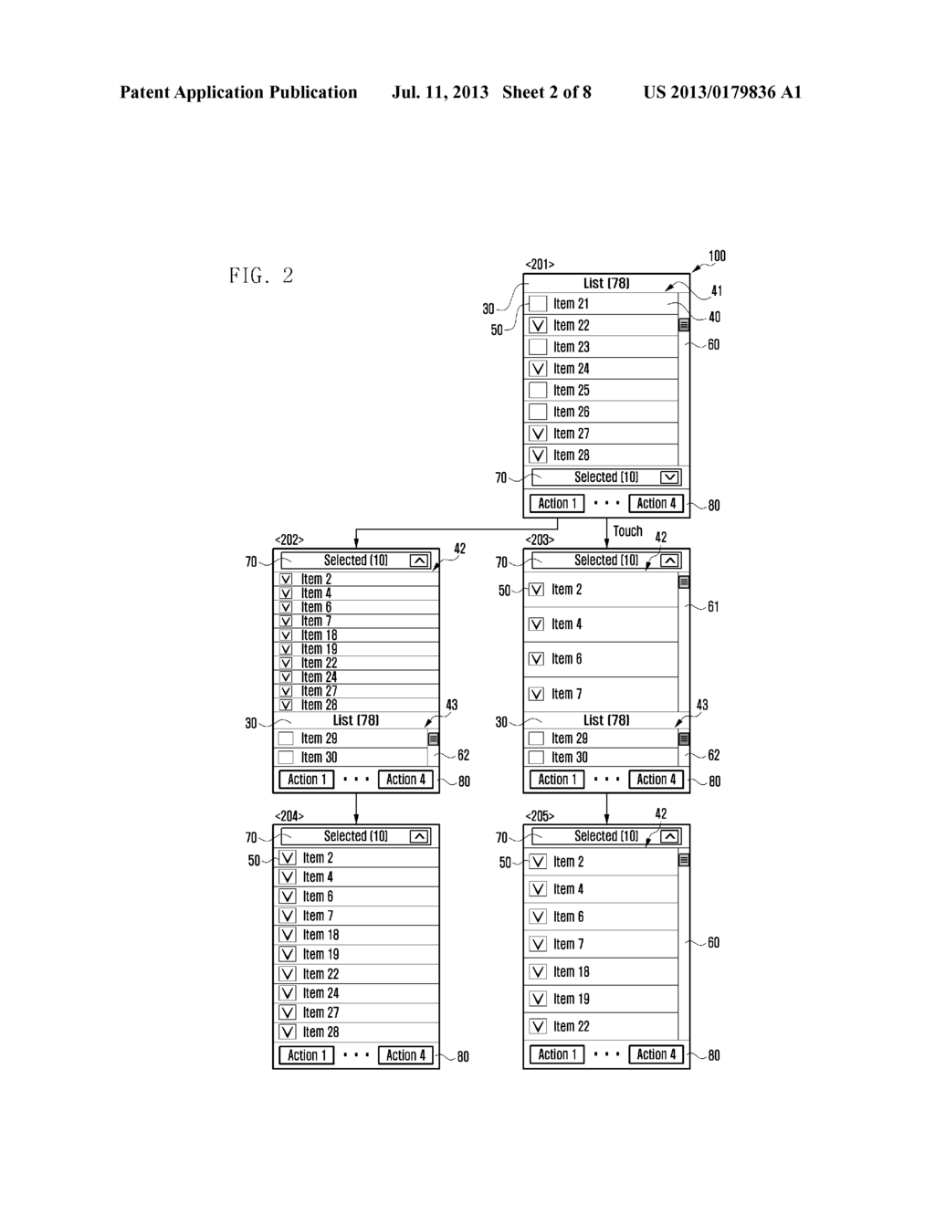 SEARCHING METHOD FOR A PLURALITY OF ITEMS AND TERMINAL SUPPORTING THE SAME - diagram, schematic, and image 03