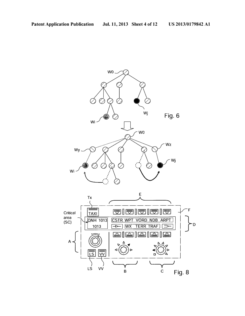 METHOD AND SYSTEM FOR MONITORING A GRAPHICAL INTERFACE IN AN AIRCRAFT     COCKPIT - diagram, schematic, and image 05