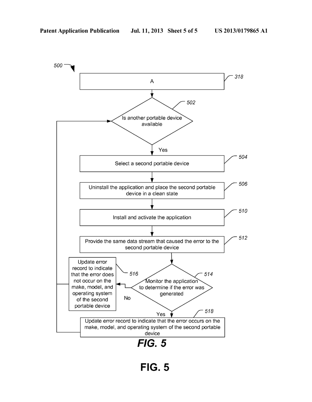 AUTOMATED ERROR CHECKING SYSTEM FOR A SOFTWARE APPLICATION AND METHOD     THEREFOR - diagram, schematic, and image 06