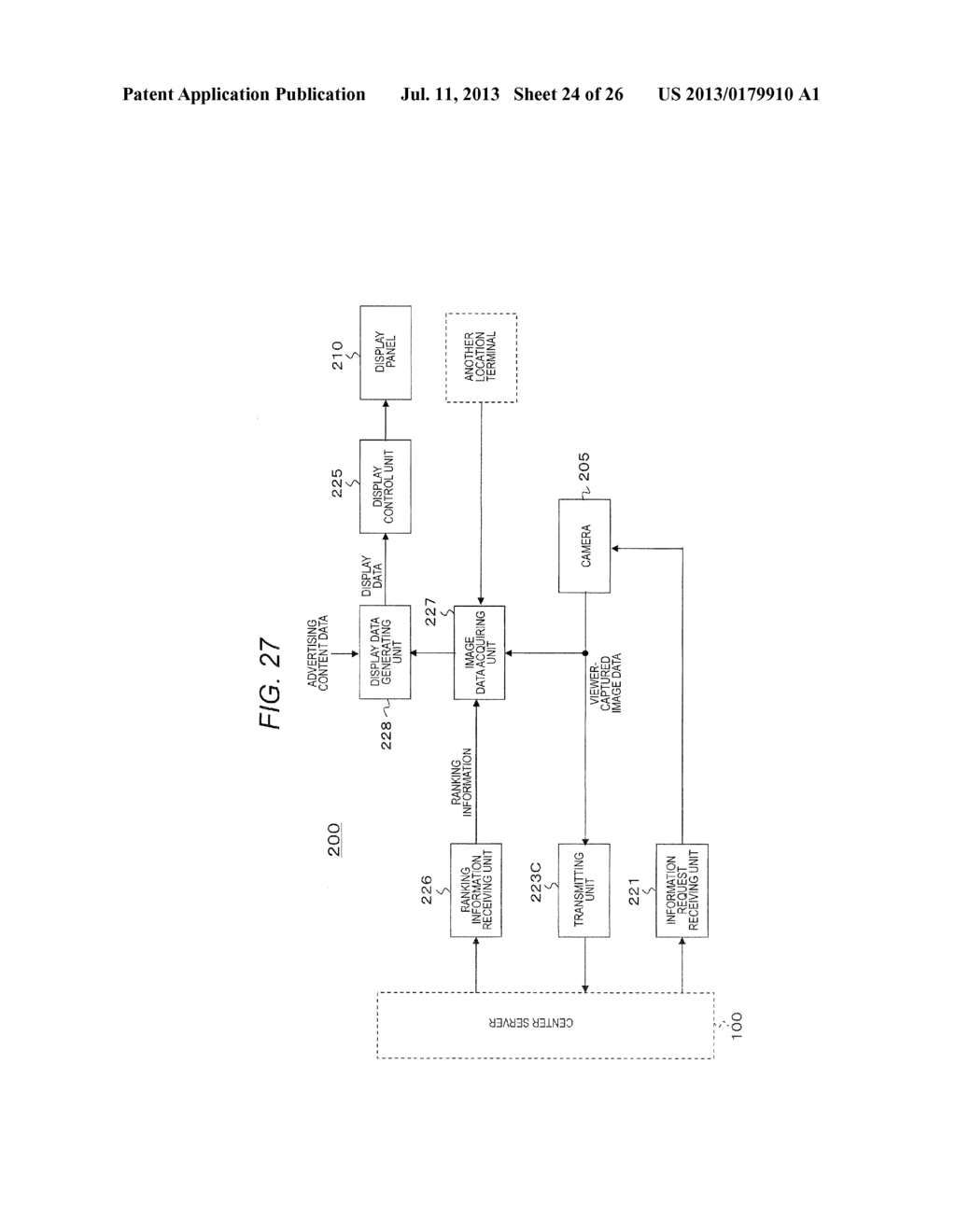 TERMINAL DEVICE, CONTENT DISPLAY METHOD FOR TERMINAL DEVICE, SERVER     DEVICE, DISPLAY DATA TRANSMISSION METHOD FOR SERVER DEVICE, AND RANKING     INFORMATION TRANSMISSION METHOD FOR SERVER DEVICE - diagram, schematic, and image 25