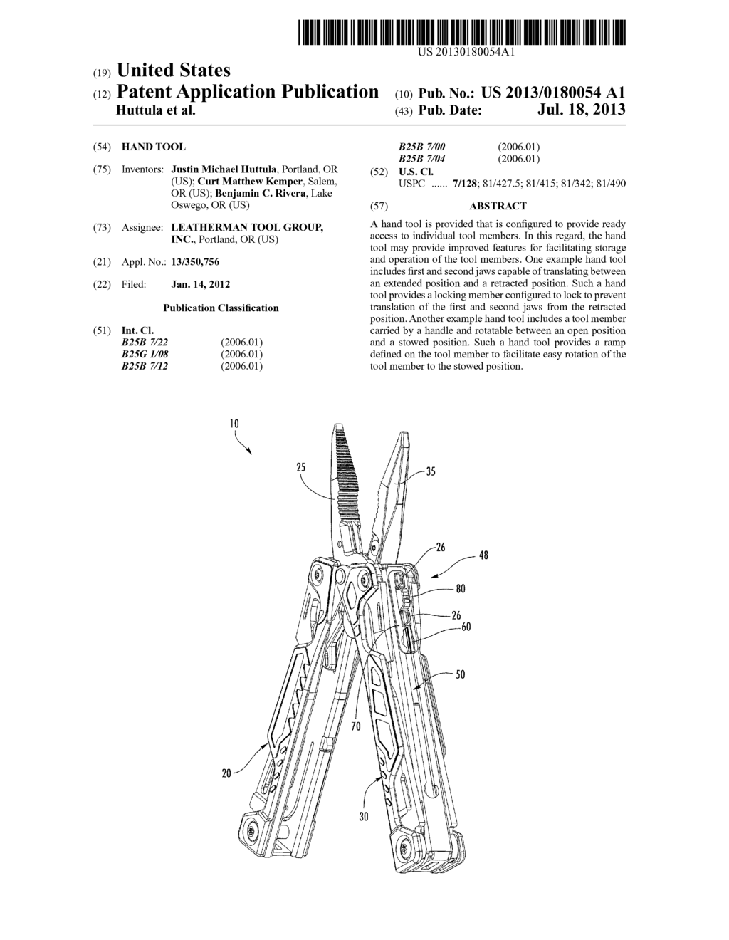 HAND TOOL - diagram, schematic, and image 01