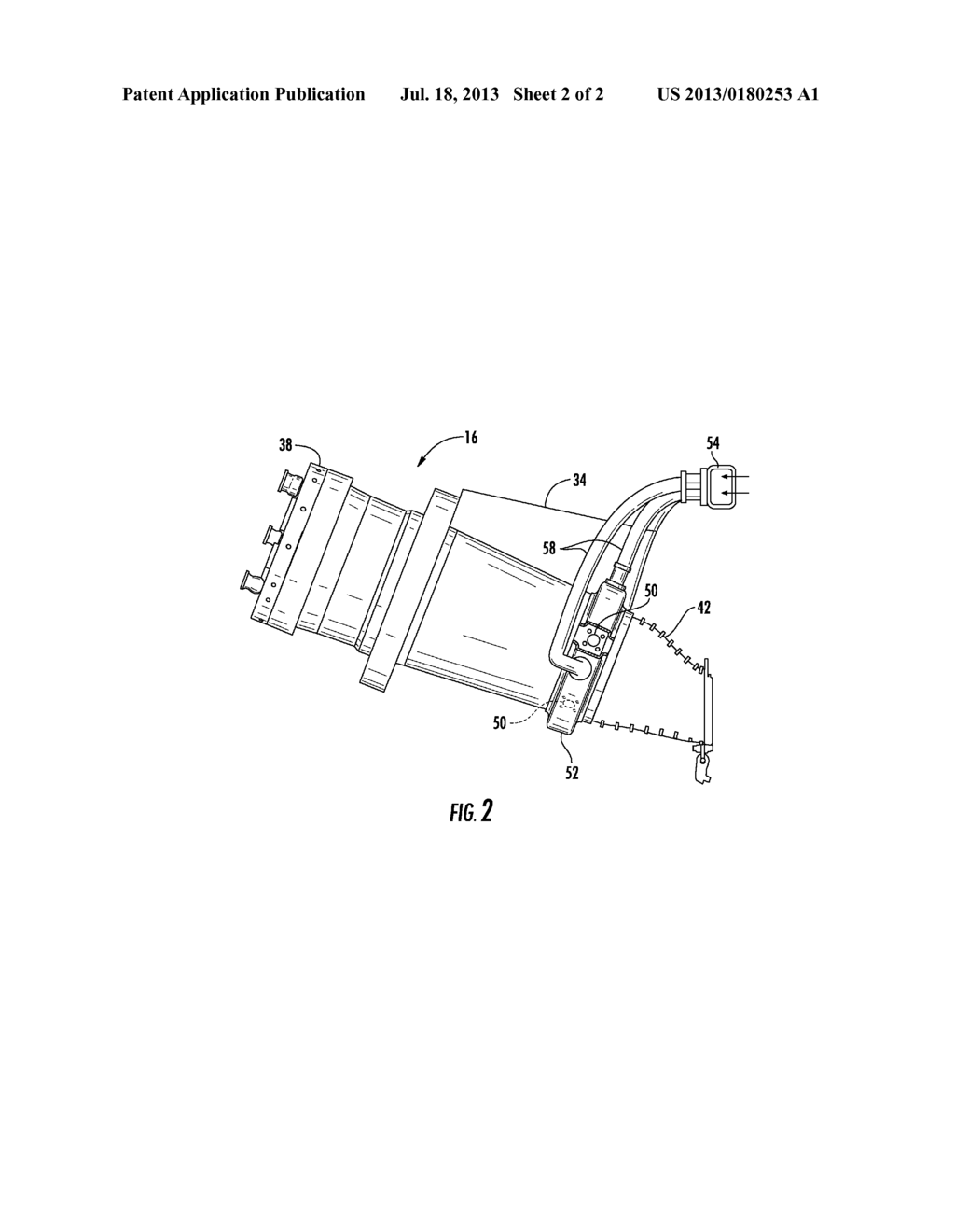 SYSTEM AND METHOD FOR SUPPLYING A WORKING FLUID TO A COMBUSTOR - diagram, schematic, and image 03