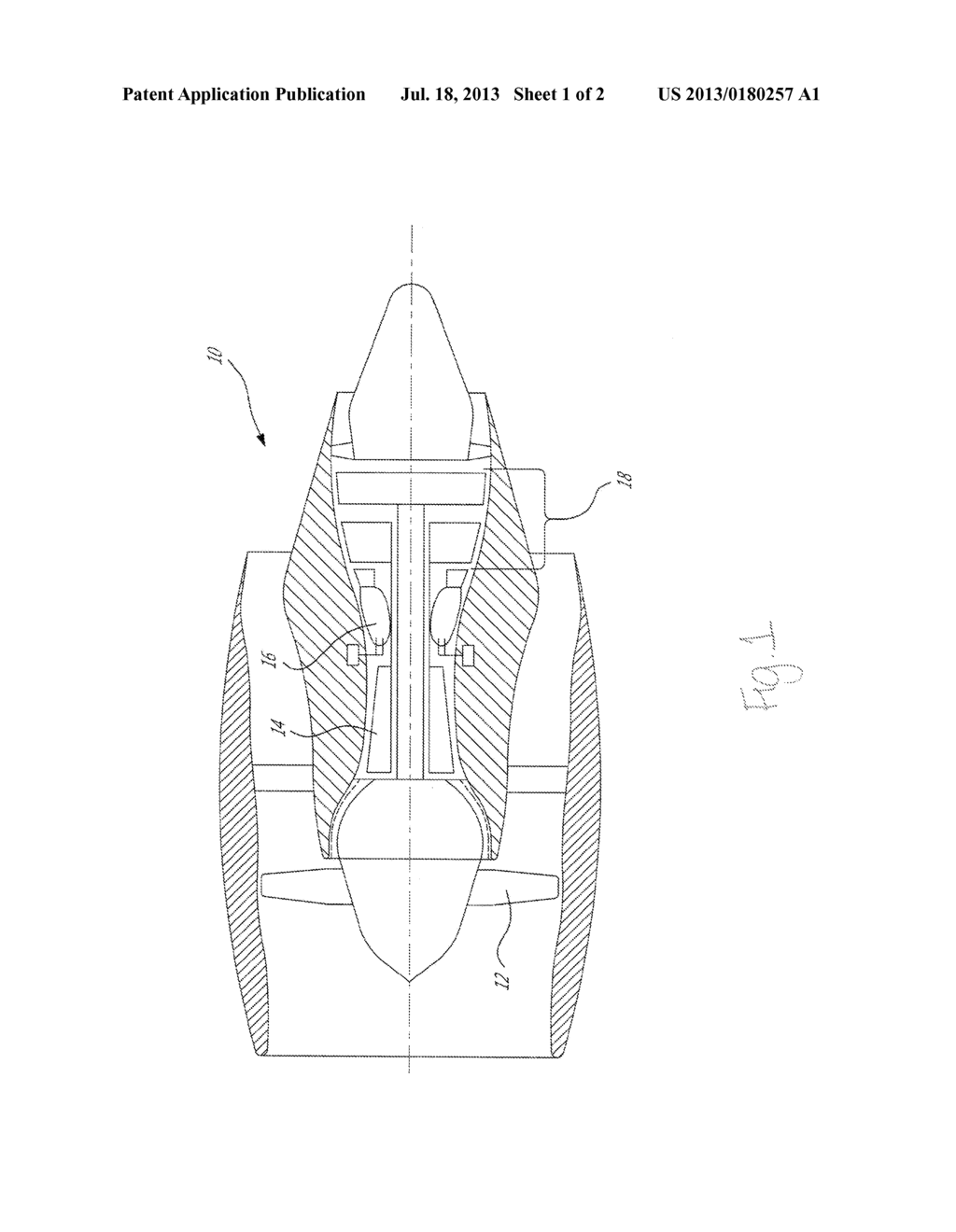 COMBUSTOR FOR GAS TURBINE ENGINE - diagram, schematic, and image 02