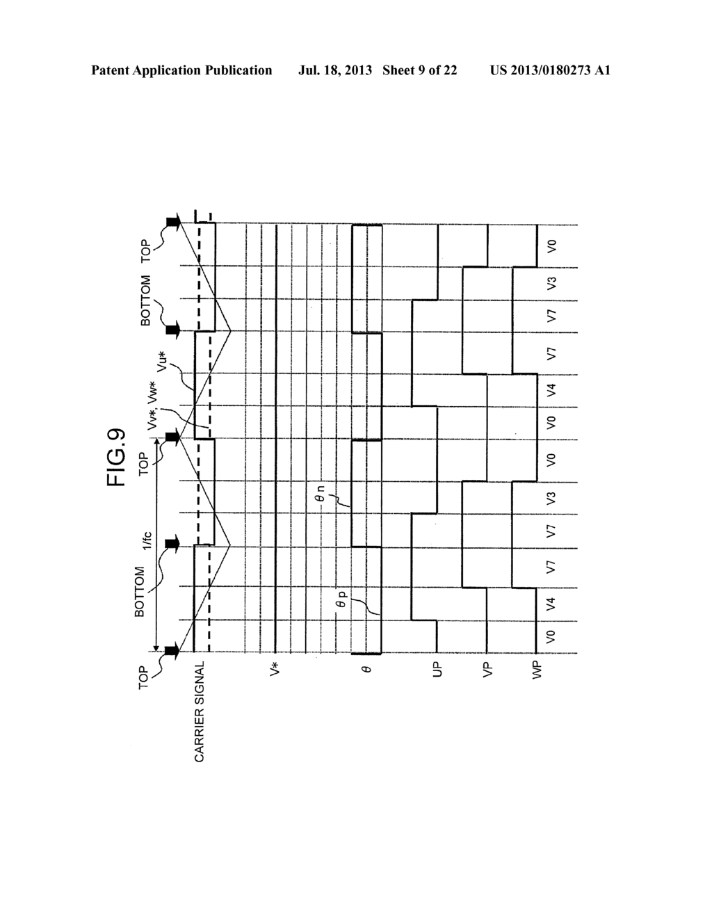 HEAT PUMP DEVICE, HEAT PUMP SYSTEM, AND METHOD FOR CONTROLLING THREE-PHASE     INVERTER - diagram, schematic, and image 10