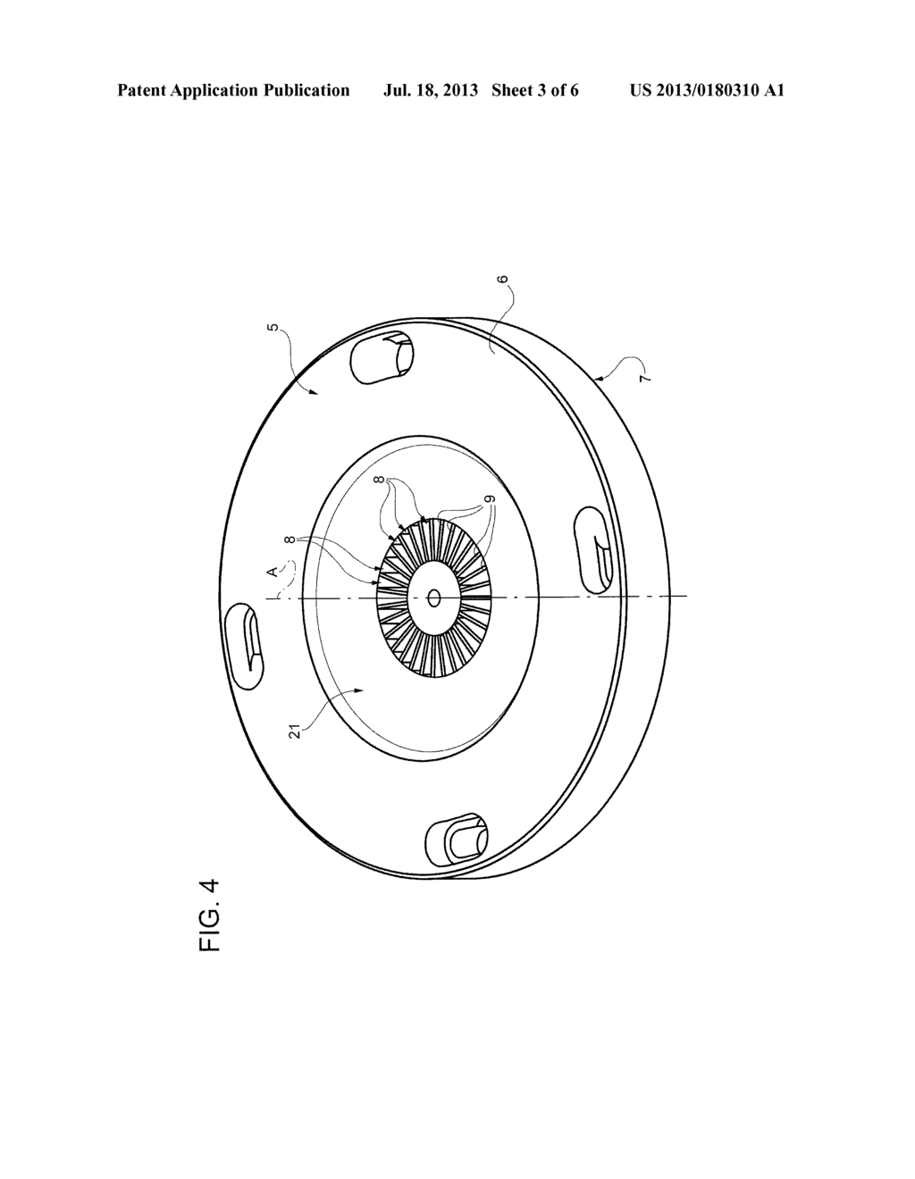 EQUIPMENT FOR FORMING A FRONTAL TOOTHING, IN PARTICULAR ON AN INNER RING     OF A WHEEL HUB - diagram, schematic, and image 04