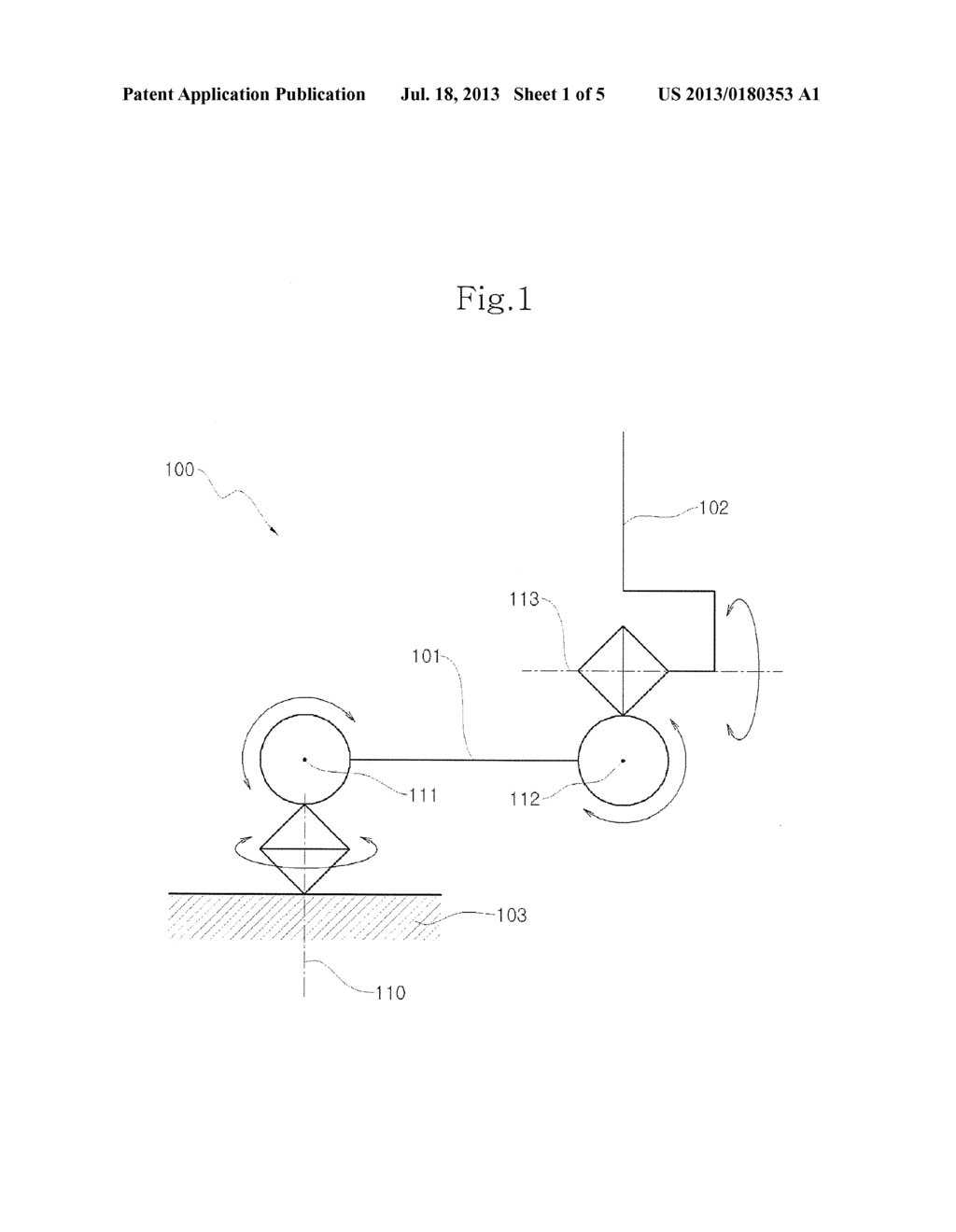 ROBOT ARM HAVING A WEIGHT COMPENSATION MECHANISM - diagram, schematic, and image 02