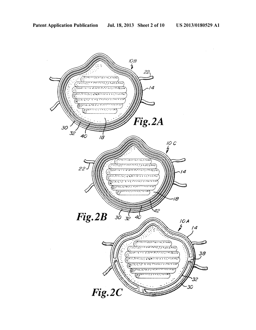 Face mask with seal within seal and optional bridging seal - diagram, schematic, and image 03