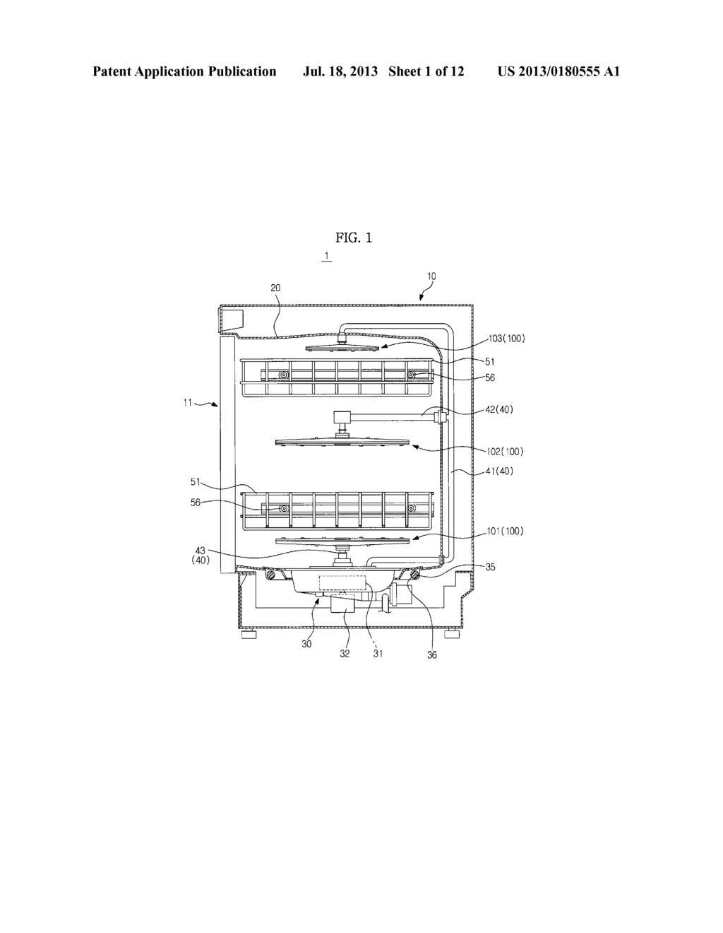 NOZZLE ASSEMBLY AND DISHWASHER HAVING THE SAME - diagram, schematic, and image 02