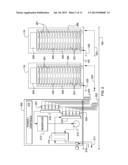 CONDENSER FIN STRUCTURES FACILITATING VAPOR CONDENSATION COOLING OF     COOLANT diagram and image