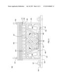 CONDENSER FIN STRUCTURES FACILITATING VAPOR CONDENSATION COOLING OF     COOLANT diagram and image