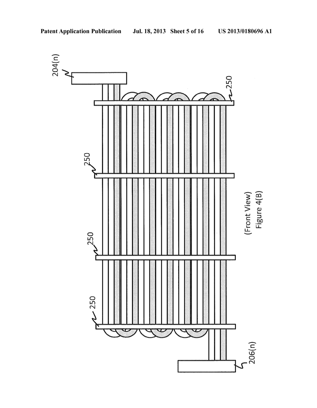 A METHOD AND APPARATUS FOR CONNECTING SECTIONS OF A ONCE-THROUGH     HORIZONTAL EVAPORATOR - diagram, schematic, and image 06